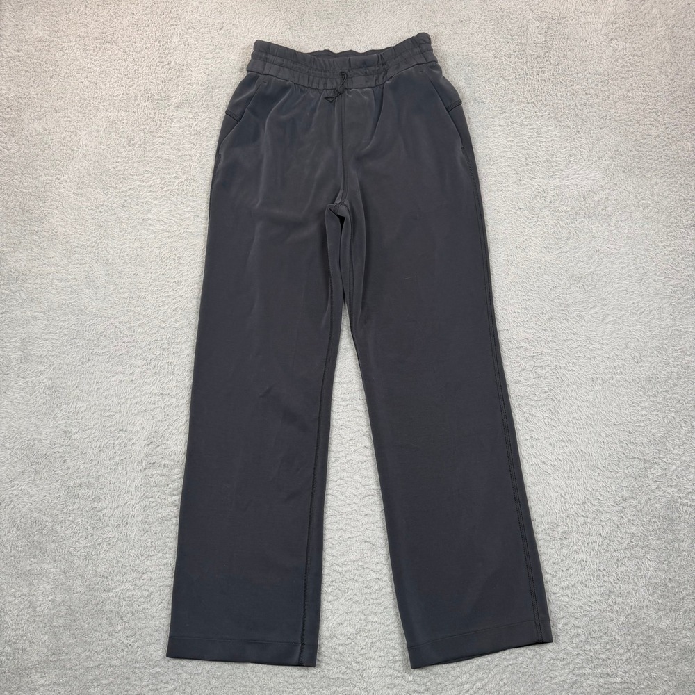 Lululemon Softstreme High-Rise Straight-Leg Pant Grey LW5GHZS Size 4